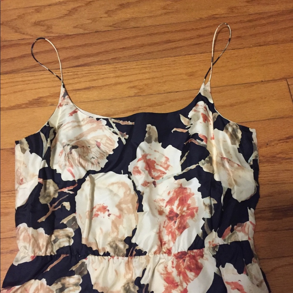 Jcrew fitted floral spaghetti strap dress - Picture 2 of 3